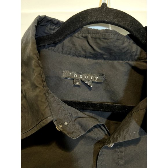 Theory French Cuff Long Sleeve Button Up Shirt -‎ Size XL - Picture 2 of 4